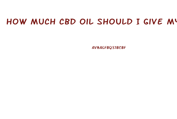 How Much Cbd Oil Should I Give My Dog For Seizures