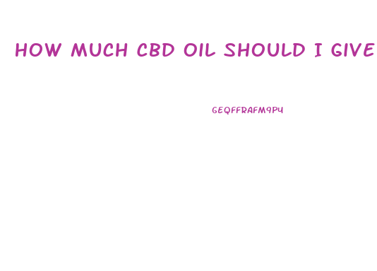 How Much Cbd Oil Should I Give My Dog For Seizures