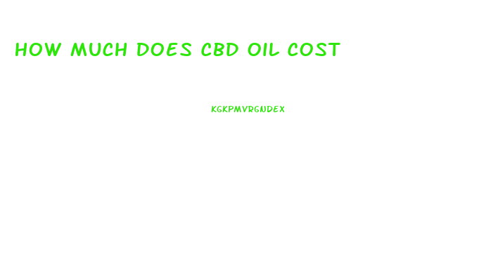 How Much Does Cbd Oil Cost