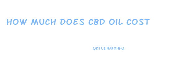 How Much Does Cbd Oil Cost