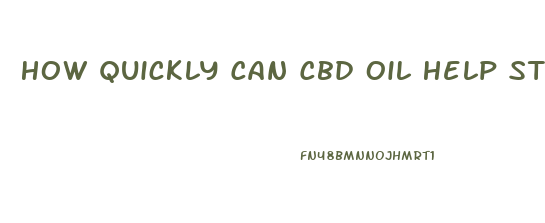 How Quickly Can Cbd Oil Help Stroke Patients
