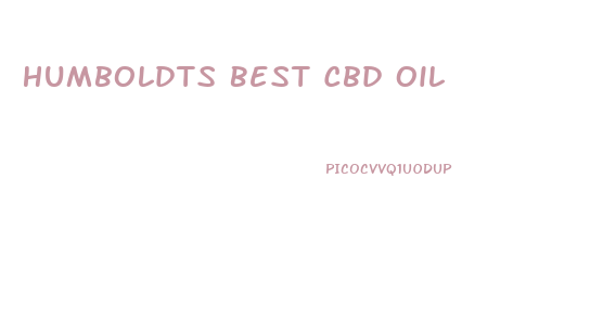 Humboldts Best Cbd Oil