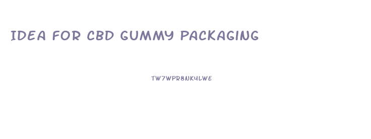 Idea For Cbd Gummy Packaging