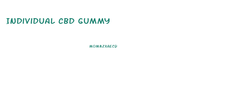 Individual Cbd Gummy