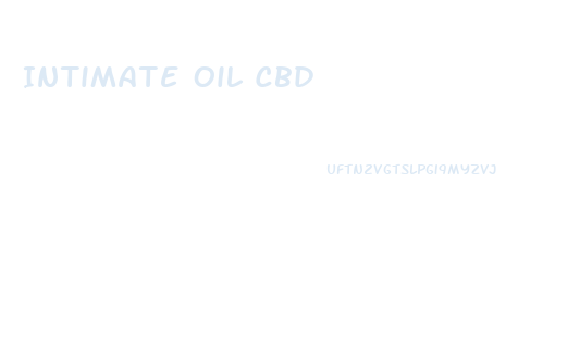 Intimate Oil Cbd