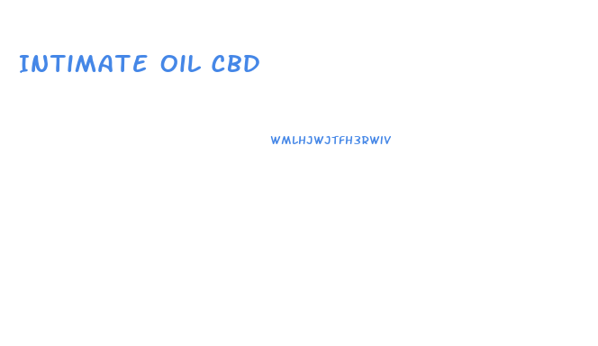 Intimate Oil Cbd