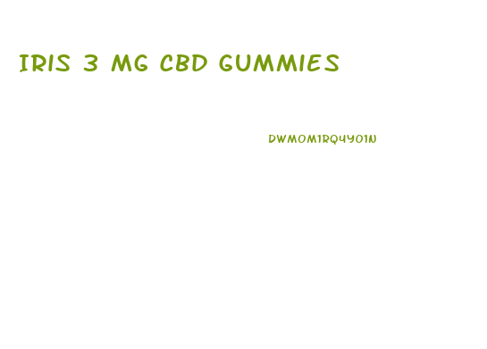 Iris 3 Mg Cbd Gummies