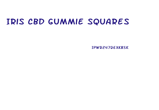 Iris Cbd Gummie Squares