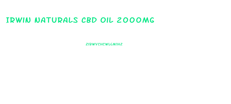 Irwin Naturals Cbd Oil 2000mg