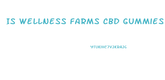 Is Wellness Farms Cbd Gummies Legit