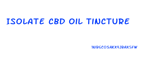 Isolate Cbd Oil Tincture
