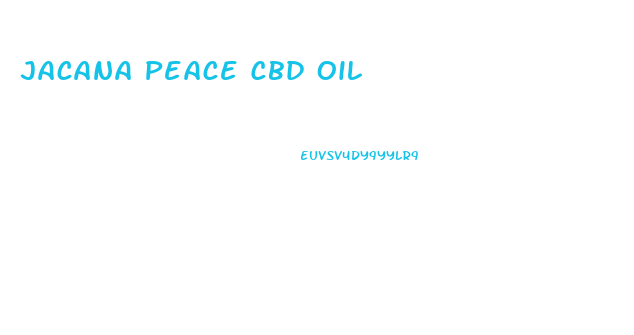 Jacana Peace Cbd Oil