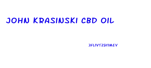 John Krasinski Cbd Oil