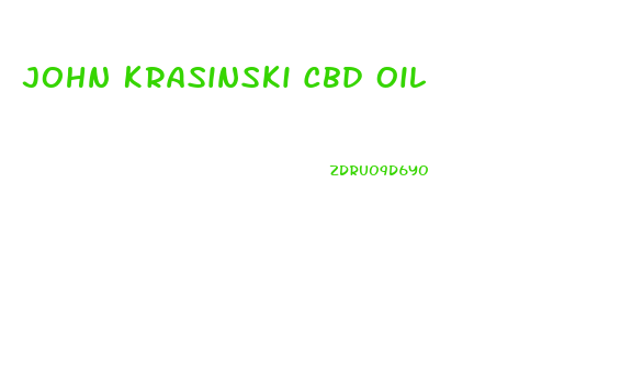 John Krasinski Cbd Oil