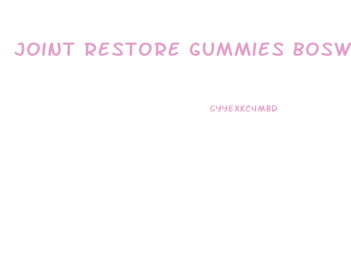 Joint Restore Gummies Boswellia Cbd Formula