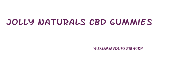 Jolly Naturals Cbd Gummies