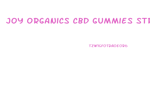 Joy Organics Cbd Gummies Strawberry Lemonade