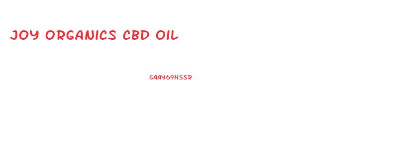 Joy Organics Cbd Oil
