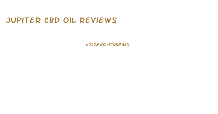 Jupiter Cbd Oil Reviews