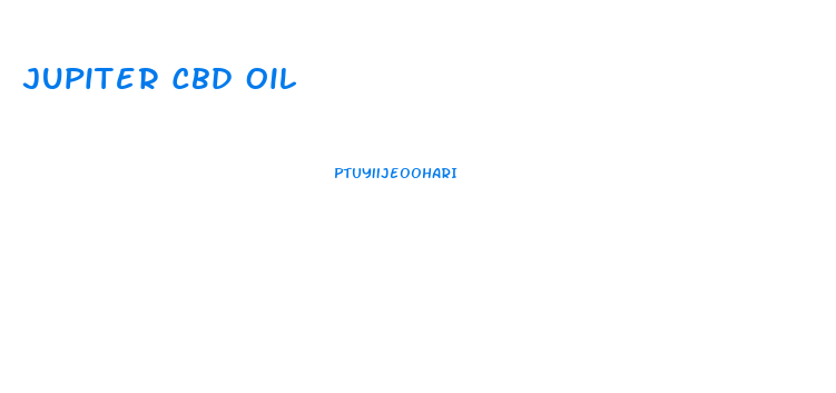 Jupiter Cbd Oil