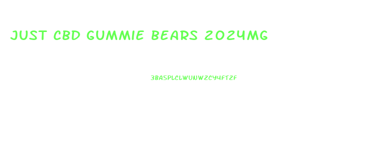 Just Cbd Gummie Bears 2024mg