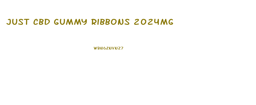 Just Cbd Gummy Ribbons 2024mg