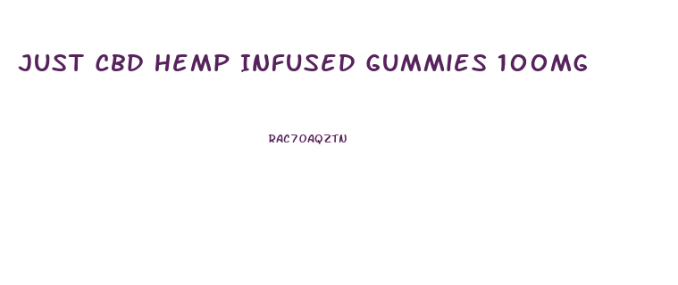 Just Cbd Hemp Infused Gummies 100mg