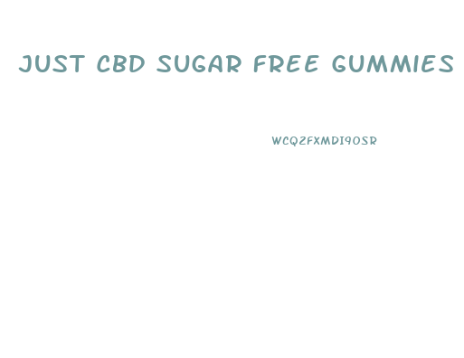 Just Cbd Sugar Free Gummies Nutrition Facts