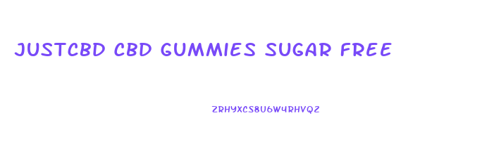 Justcbd Cbd Gummies Sugar Free