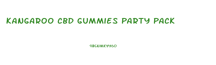 Kangaroo Cbd Gummies Party Pack