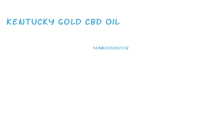 Kentucky Gold Cbd Oil