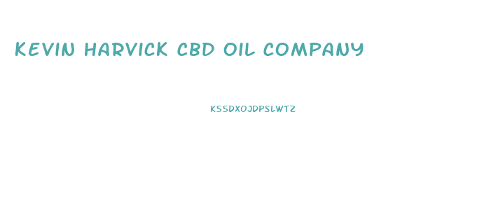 Kevin Harvick Cbd Oil Company