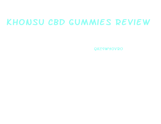 Khonsu Cbd Gummies Review