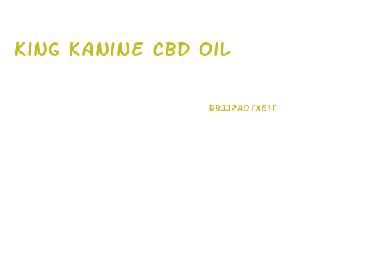 King Kanine Cbd Oil