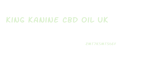 King Kanine Cbd Oil Uk