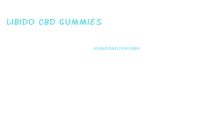 Libido Cbd Gummies