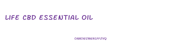 Life Cbd Essential Oil