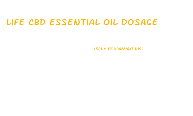 Life Cbd Essential Oil Dosage