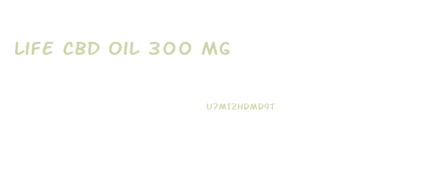 Life Cbd Oil 300 Mg
