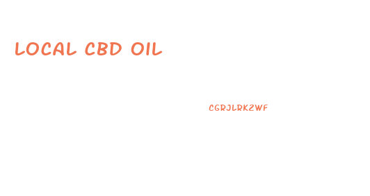 Local Cbd Oil