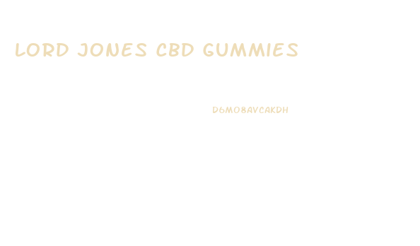 Lord Jones Cbd Gummies