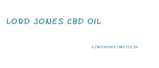 Lord Jones Cbd Oil