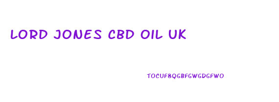 Lord Jones Cbd Oil Uk