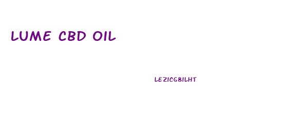 Lume Cbd Oil