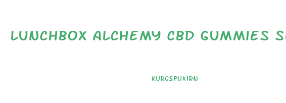 Lunchbox Alchemy Cbd Gummies Sleep