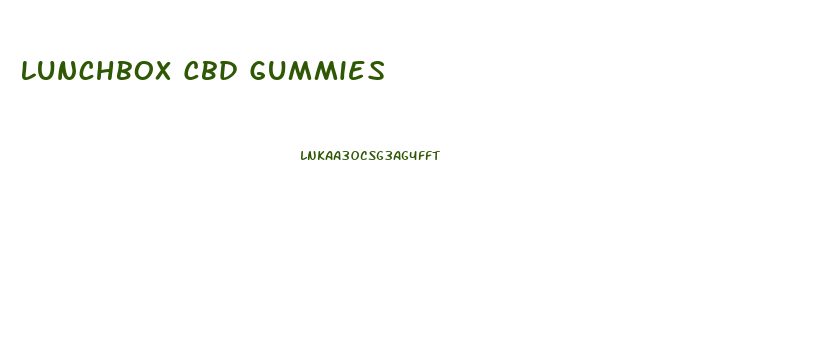 Lunchbox Cbd Gummies