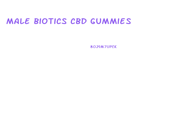 Male Biotics Cbd Gummies