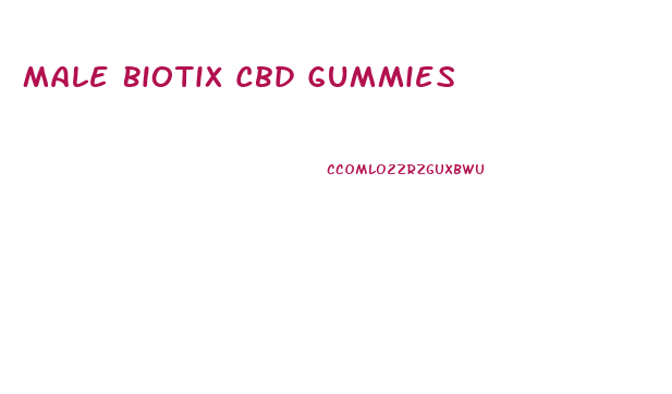 Male Biotix Cbd Gummies