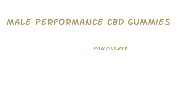 Male Performance Cbd Gummies