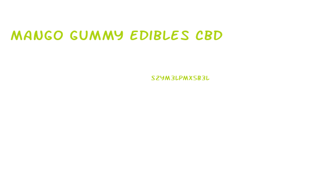 Mango Gummy Edibles Cbd